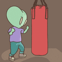 Locked In Fighting GIF by LT3 Creations