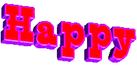 Happy Sticker by GIPHY Text