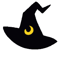 Halloween Moon Sticker