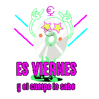 Friday Viernes Sticker by Neon Radio