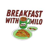 Good Morning Milo Sticker by MILO_Singapore