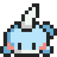 SumLilThings pixel 8bit narwhal sumlilthings Sticker
