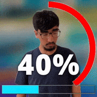 40%