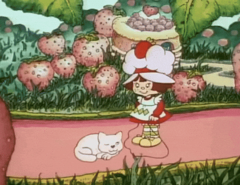 Happy Cat GIF by Strawberry Shortcake