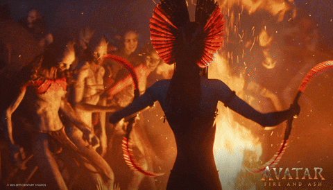 Oona Chaplin Fire GIF by 20th Century Studios