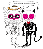 Angel Diablo Sticker