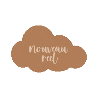 Reel Beige Sticker by Les Petites Porcelaines