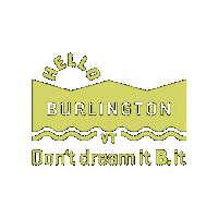 HELLOBURLINGTON burlington vermont burlington vt hello burlington Sticker