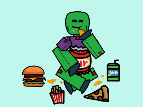 Fast Food Lol GIF by Stikbot
