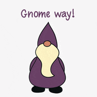 No Way Gnome GIF