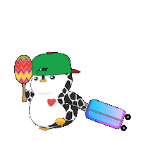 Explore Spring Break Sticker by Pudgy Penguins