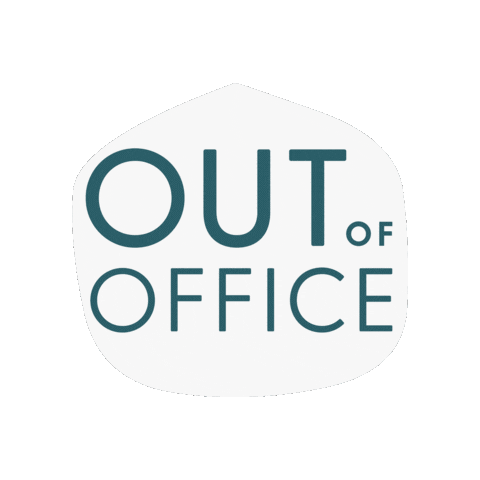 out of office outofoffice outofofficecom Sticker
