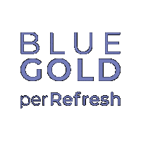 elliperelli elliperelli blue gold per refresh Sticker