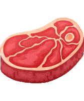 Chicken Beef Sticker by Pura The Purest