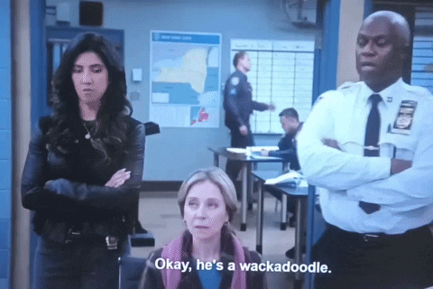 Deanna138 brooklyn 99 rosa diaz raymond holt GIF