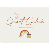 Baby-kidsvilla geluk groot kaart baby-kidsvilla Sticker