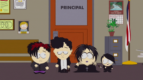 school emo GIF by South Park 