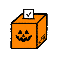 Halloween Voting Sticker by NYC Votes