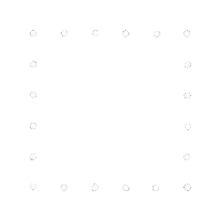 WittyInk white simple frame white lines Sticker