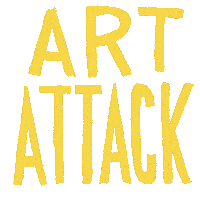 Art Attack Sticker by Lightning Deluxe