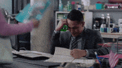 Working Together Carlos Penavega GIF by Hallmark Mystery