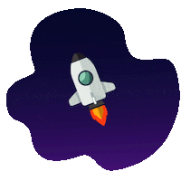 Design Rocket Sticker by Gofourward
