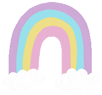 Rainbow Doodle Sticker by Twinkle Sprinkles Australia