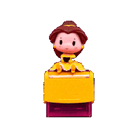 carimbei disney princesa bela carimbo Sticker