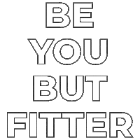 Be You But Fitter Sticker by Sporty Loft