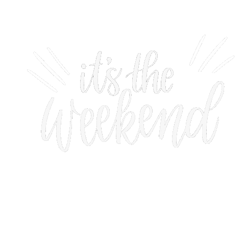 kbcalligraphystudio giphyupload yay weekend its the weekend Sticker