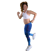 Workout Running Sticker by maymor.tv