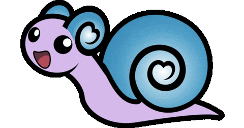 Yumieps giphyupload happy giphycreatortest snail Sticker
