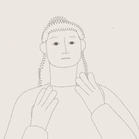 Wamdue8000 illustration face eyes tired GIF