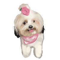 Happy Puppy Love Sticker