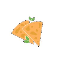 TastyIndianBistro indian food tasty indian bistro tastyindianbistro naan bread Sticker
