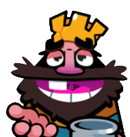 Clash Royale King Sticker