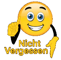 Nicht Vergessen Sign Language Sticker
