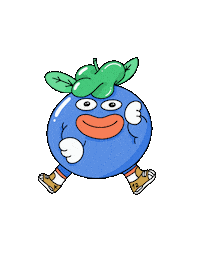 Excited Fruit Sticker