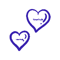 tourhub love Sticker