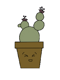 Wink Plant Sticker