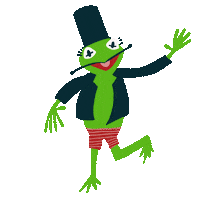 Frog Muppets Sticker