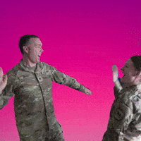 High Five Lets Go GIF by SDarmyNG