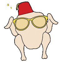 desenharmos friends chicken frango friendstvshow Sticker