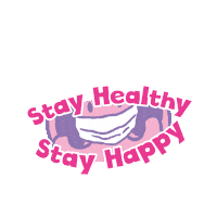 Happy Take Care Sticker by Wings Corporation