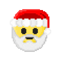 R74n christmas winter emoji santa Sticker