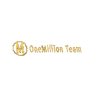 onemillionteam logo text team networking Sticker