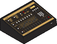 Rossum Sticker by Drum Machine Funk