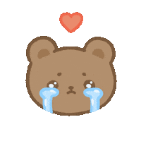Bear Love Sticker