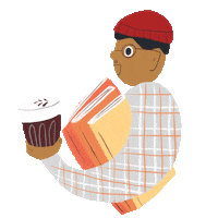 Latte Coffe Sticker by Agnes Gyorfi