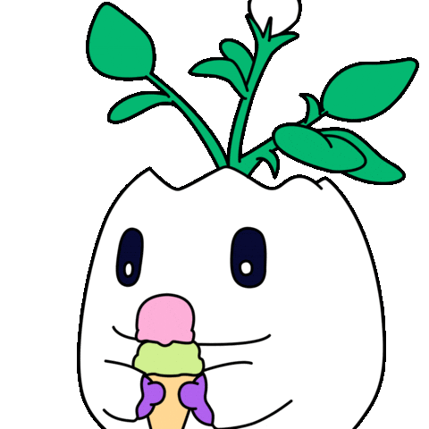 Happy Ice Cream Sticker by Magic Eden